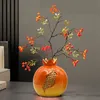 Capiron resina romã vaso simulação frutas bonsai arranjo de flores sala estar interior mesa decoração para casa acessórios 240306