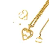 T Spring Neckalce Womens Heart Love Pendant Designer T Gold European Jewelry Necklace Classic Design Gift Party Long Chain Family with Box GGG