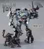 Anime Manga MHz Transformation MH-02 MH02 Acousticwave Soundwave Movie Series med Laser Bird and Dog MP-skala Action Figur Collection Toys YQ240315