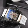 2024 Yeni İki Renkli Kişiselleştirilmiş UNISEX Watch RM 21-01 Çok Fonksiyonlu Otomatik Kuvars Hareketi Luxury Brand