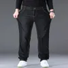 Plus Size 48 50 Men Denim Jeans 300KG Casual Fashion Business Pants Elastic Loose Straight Long Dropship Large 5XL 6XL 7XL 240305