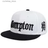 Bonés de bola masculino compton snapback chapéus osso moda hip hop boné de beisebol para adulto ajustável esportes lazer bonés bonés de caminhoneiro gorrasy240315