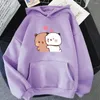 Männer Hoodies Cartoon Panda Bubu Und Dudu Frauen Plus Größe Hoodie Sweatshirt Kawaii Harajuku Rundhals Unisex Gedruckt Kleidung Tops