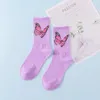 Chaussettes arc-en-ciel pour femmes et couples, Style japonais, bonbons, sport, mode, courtes, mignonnes, printemps-hiver, 2024