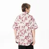 OREETA |Camicia a maniche corte fresca floreale con stampa completa di marca alla moda per la nuova camicia casual americana primavera/estate 2024 da uomo