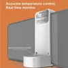 Oplaadbare Flessenwarmer 6 Niveaus Aanpassing Temperatuurweergave Moedermelkvoeding Accessoires Draagbare Babyflessenverwarmer 240315