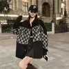 Women's Jackets 2024 Spring And Autumn Cowboy Coat Woman Ins Fashion Versatile Sense Of Design Game Chess Jacket