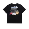 T-shirt da uomo Moda Luxurys Offes Abbigliamento T-shirt da donna T-shirt larghe Tops Uomo Casual Street Graffiti Camicia Felpa Bianca WhiteshirtsIA82