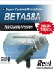 Real Transformer 10pcs Wersja najwyższej jakości beta 58 A Vocal karaoke ręczny dynamiczny przewodowy mikrofon beta58 mikrofone beta 58 a mi9678488