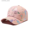 Ball Caps Fashion Women Men Print Graffiti Baseball Caps Female Male Sport Butterfly Smiling Face Letter Visors Cap Sun Hat For Women MenY240315