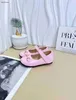 New toddler shoes black white Pink kids shoes Size 21-25 designer baby prewalker Box Packaging girls First Walkers 24Mar