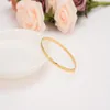 Whole Solid Gold GF Ethiopian Bracelet Bangle Dubai Jewelry Big Circle Bangles Wedding Bridal Women Gifts298H