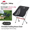 Camp Furniture NatureHike YL05 utomhus ultralätt fällstol 1,1 kg aluminiumlegering Stöd Hållbar strandmånestol camping rese möbler yq240315