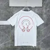 Designer-T-Shirts für Herren und Damen, Sanskrit-Kreuzdruck, Chromees-Marke, Ch-Buchstaben, Kleidung, T-Shirt, klassisches Herz-T-Shirt, lässig, reine Baumwolle, kurzärmelig, Phln WA9B