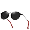 Солнцезащитные очки CLARAVIDA, круглые складные солнцезащитные очки для водителя, поляризационное зеркало, индивидуальный заказ, близорукость минус рецепт, мужские женщины, от 1 до -6