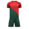 23-24-25 Portugal New National Team Kits Set for Children and Adults DIY