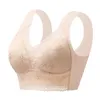 Reggiseni 2024 Biancheria intima da donna in pizzo di alta qualità Sexy confortevole Senza anelli in acciaio Coppe fisse raccolte Reggiseno di piccole dimensioni di grandi dimensioni Sezione sottile