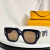 Occhiali da sole robusti Beige Lenti grigie Donna Uomo Occhiali da sole estivi Sonnenbrille Fashion Shades UV400 Eyewear