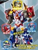 Transformation toys Robots Tobot V Galaxy Detectives Master V Ultimate 6 IN 1 Combiner Robot Toy Car Plane Action Figure ABS 39CM Transformation Model Gift yq240315