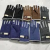 Winter Mens Deer Skin Velvet Gloves Classic Vintage Warm Soft Design Men Mittens Outdoor Riding Ski Glove2685