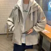 Teenage Vacation Two-piece Jacket for Mens Spring and Autumn Season New Trendy Brand Loose Oversized Workwear Boys H783