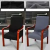 Chair Covers Elastic Universal Wood Chair Cover Home Bench Seat Sitting Armrest Office Wooden Chair Slipcover Single Sofa Cover L240315