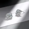 1CT 2CT Diamant Ohrstecker Ohrring Pass Test Ohrstecker für Frauen Sterling Silber Schmuck 240227