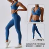 Lu Pant Align Lemon Pockets Yoga Leggings de 2 lados WISRUNING Push Up Fiess Mulheres Calças Esportivas Cruzadas Cintura Alta Treino Sportswear para Academia