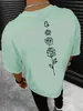 Мужская летняя футболка с короткими рукавами из 100% хлопка High Street свободного кроя 240301