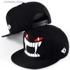 Ball Caps demon Embroidery Transition Cap Fashion Hip Hop Baseball Caps Mens and Womens Universal Hat Outdoor Sports Rebound HatsY240315