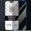 iPhone 15 Pro Max 14 Plus 13のスクリーンプロテクター13ミニ12 11 XS XR X 8 7 SE ESD反スタティックプライバシー強化ガラスANTI STATIC ANTI ANTI SPY GLAREフルカバーフィルムガード