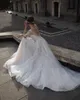 Aline bruiloft sexy jurken backless vestidos novia elegante kant verbazingwekkende scoop applicaties vestido de noiva 326