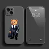 Fashion Bear Phone Case for iPhone 15 14 13 Pro 12 11 Pro XS X XR Max 8 7 SE Strong Silicone Case