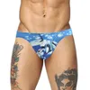 Unterhosen 2024 Männer Tanga Mini Brief Super Sexy Homosexuell Bademode Pool Schwimmen Tragen Strand Sonnenbaden Bikini Tanga Niedrige Taille Drucken badeanzug