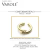 Кольца кластера Простые кольца в стиле Sesign для женщин % Медь Золото Цвет Кольцо Ювелирные изделия Bague Femme Обручальные кольца Серебряный цвет подарок L240315