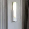 Wall Lamp 7W LED Simulation Marble Nordic Modern Light Gold Luxury Sconces Indoor Lighting Room Decor Bedroom Bedside