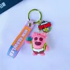 New Wilderness Battle Story Cartoon Keychain Cute Creative Keychains Doll Pendant Decoration Toy 2024