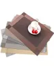 Home Tovagliette Tovaglietta in Winyl tessuto Colore opzionale Sottobicchieri per dischi da pranzo 30x45 cm Tovagliette lavabili Tovagliette per tavolo da pranzo4302600