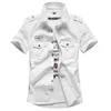 Wpadaj do Air Force One Summer Mens Shirt Short Rleeve Mens Military Shirt Mens Wear