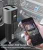 Car o FM Transmitter Bluetooth 5.0 MP3 Player Handsfree Cigarette Lighter Dual USB Charging Battery Voltage Detection U Disk Play8743332