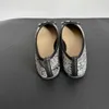 Scarpe eleganti 2023 Primavera New Bow Scarpe basse con scarpe da lavoro One Step Snakeprint 36-41 Large Women Singles J240315