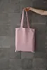 Sacs de courses en toile rose, fourre-tout personnalisé en coton réutilisable pour femmes, sac de rangement, sacs à main de plage