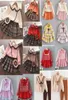 Conjuntos de roupas infantis Meninas Twopiece Dress Set Designers Camisola de Malha Ternos Suéteres e Saia Princesa Vestidos Roupas 15 Cores3060875