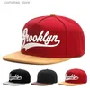 Casquettes de baseball BROOKLYN Casquette de baseball brodée Mode hiphop snapback Chapeaux Hommes Femmes chapeau plat universel sports de plein air chapeaux de soleil Casquettes de camionneur Y240315