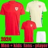2024 2025 ويلز لكرة القدم قمصان بيل ويلسون ألين رامزي العالمي كأس المنتخب الوطني رودون فوكس هوم كرة القدم قميصًا قصيرًا لأكمام الرجال