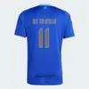 Spelarversion 24 25 Argentina Soccer Jerseys Mac Allister Dybala Di Maria Garnacho de Paul Lo Celso J.Alvarez Football Shirt 2024 Home Away Men Women Kids Uniform S-4XL