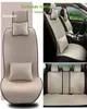 Car Seat Covers Cushion Universal For All Seasons Linen Breathable Nontied Fabric Chair CoverCar7482063