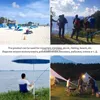 Camp Furniture Leedoar Outdoor Portable Folding Moon Chair Camping Chairs Beach Fishing Chair Ultralight Travel Hiking Picnic Lightweight Chair YQ240315