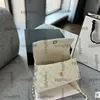 Womens Designer Top Co Two-tone Handle Totes Bags Caviar Leather Calfskin Gold Metal Hardware Matelasse Chain Crossbody Shoulder Handbags Multi Pochette Purse 23CM