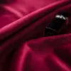 Tende Tende americane per soggiorno Sala da pranzo Camera da letto Importata Velluto di alta qualità Retro Stage Vino Rosso Sala espositiva Sfondo
